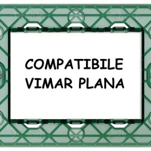 Telaio 3 Moduli Compatibile Vimar Plana